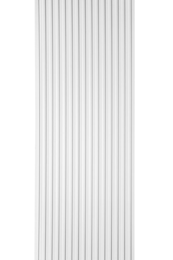 LAMELLI MOD. STRETTO LASTRA BIANCA IN POLIMERI 270X12X1,2 CM