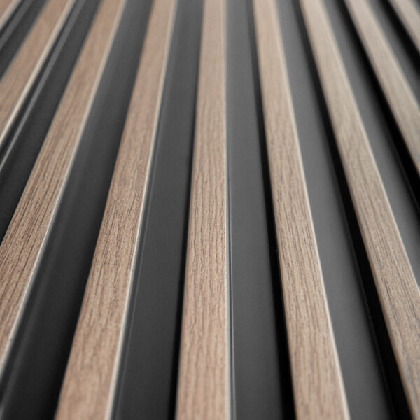 LAMELLI MOD.STRETTO LASTRA QUERCIA IN POLIMERI  270X12X1,2 CM - immagine 4