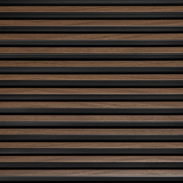 LAMELLI MOD.STRETTO LASTRA NOCE SC IN POLIMERI DA 270X12X1,2 CM - immagine 3