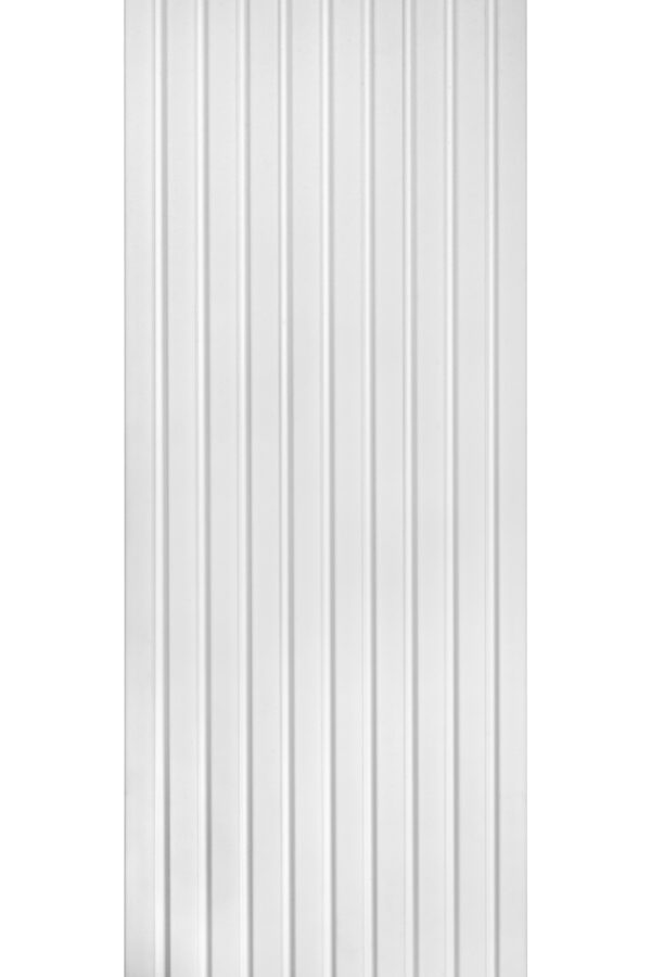 LAMELLI MOD. MEDIO LASTRA BIANCA IN POLIMERI 270X12X1,2 CM