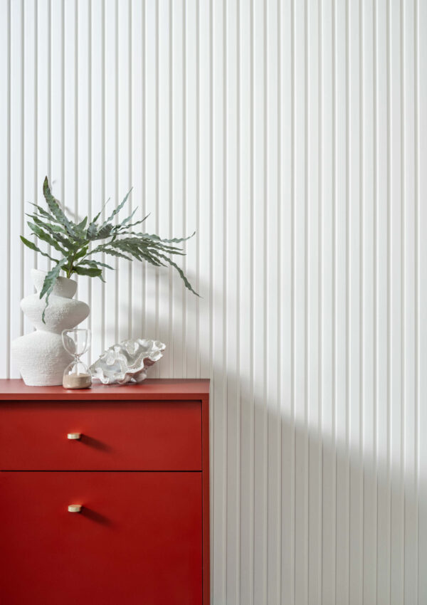 LAMELLI MOD. MEDIO LASTRA BIANCA IN POLIMERI 270X12X1,2 CM - immagine 2
