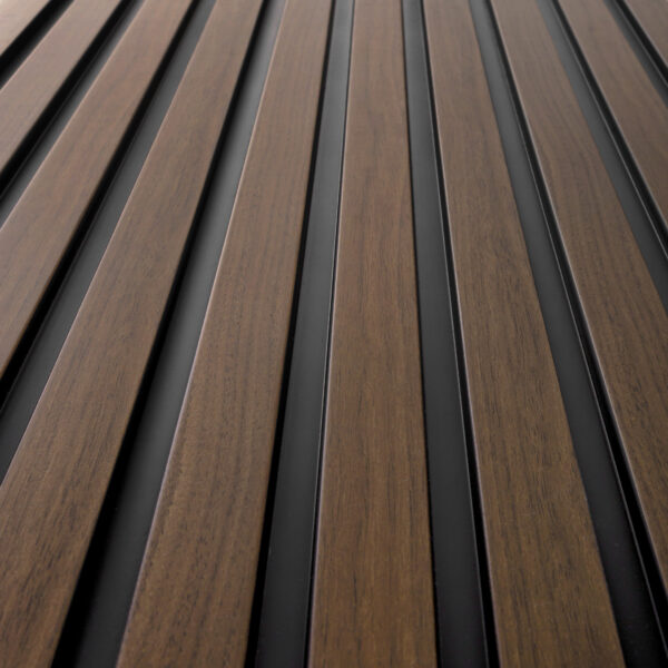 LAMELLI MOD.MEDIO LASTRA NOCE SC. IN POLIMERI 270X12X1,2 CM - immagine 3