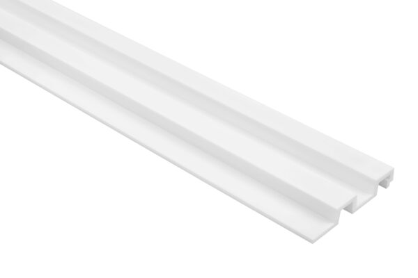 LAMELLI MODELLO LARGO LASTRA BIANCA IN POLIMERI DA 270X11,5X2CM - immagine 6