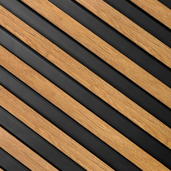 LAMELLI MODELLO LARGO LASTRA ROVERE IN POLIMERI DA 270X11,5X2CM - immagine 3