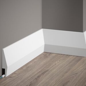 BATTISCOPA/CORNICE LED Resistent white – 2,3x10x200 cm