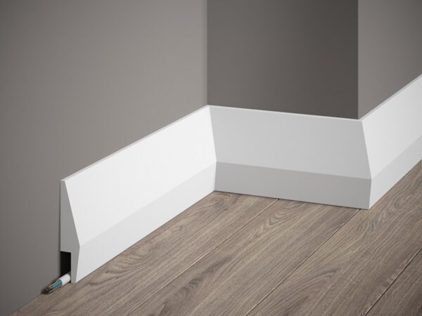 BATTISCOPA/CORNICE LED Resistent white - 2,3x10x200 cm