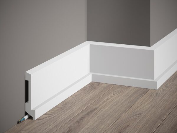 BATTISCOPA/LED POLYFORCE Resistent White 2,7x11x200 cm