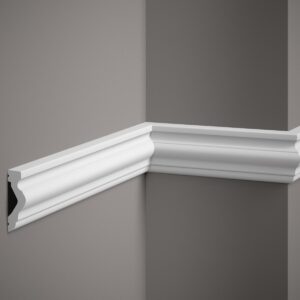 Cornice Polyforce-Resist. White 6.5X2.1X200CM