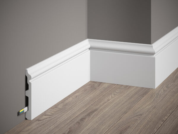 BATTISCOPA Polyforce - Resistent White 1,4x11,7x200 cm