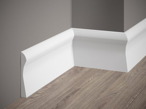 BATTISCOPA Polyforce - Resistent White 1,8x12,8x200 cm