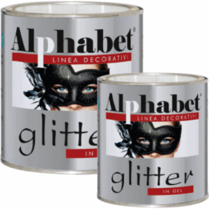 Alphabet Linea Decorativi Glitter in Gel
